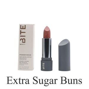 Bite Beauty - Power Move Soft Matte Lipstick - Extra Sugar Buns - 0.14 oz.